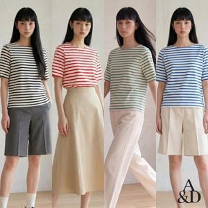 [론칭가 69900원][AnD] 에이앤디 26SS 마린 스트라이프 티셔츠 4종