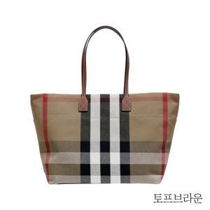 버버리 런던 체크 미디엄 토트백