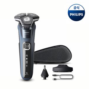 PHILIPS 필립스 SkinIQ 5000 시리즈 전기면도기 S5880/33 오션 블루