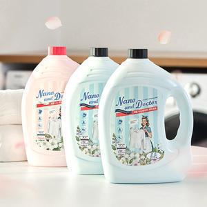 [2+1]나노앤닥터 세탁세제 2.5L 2개+ 섬유유연제 2.5L 1개(액체세제 드럼일반 공용)