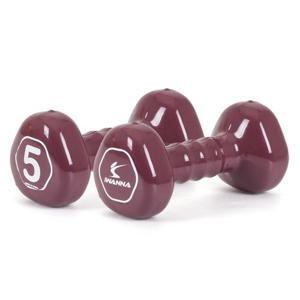 아이워너 삼각 PVC 컬러 아령 5kg 덤벨 헬스 운동