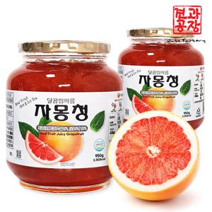 달콤쌉사롬 자몽청 950g 2병