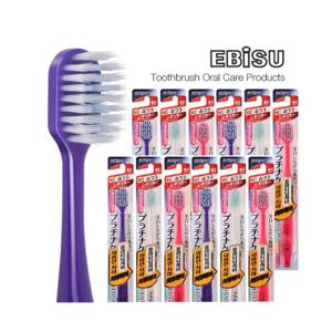 [EBISU] 일본 에비스칫솔 12종 플라티나케어 12개 화이트닝 미백 색상랜덤