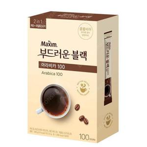 [맥심]동서 맥심 부드러운 블랙 아라비카100 100T/커피믹스 스틱 (14540121)