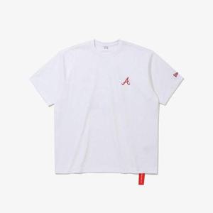 갤러리아_뉴에라 MLB 애틀랜타 브레이브스 59FIFTY 서클 티셔츠 화이트(1514