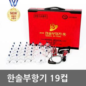 한솔부항기 19컵 + 사혈기+침100+펌프포함