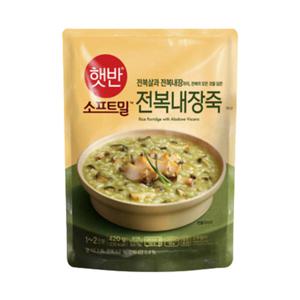 [비비고] 햇반 소프트밀 전복내장죽 420g x 21팩