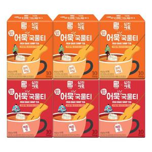 [녹차원] 따끈따끈 어묵국물티 6팩 (오리지널3개+매운맛3개)