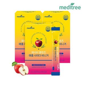 메디트리 유기농 애사비 클렌즈 애플 사이다 비니거 3박스  15포X3박스 사과식초 발효식초