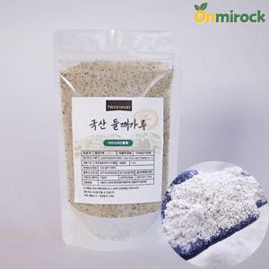 온미락 너래안 국산 거피 들깨가루 100g 화천 선별 저온 로스팅 3번 거피 지퍼백 파우치