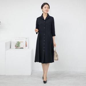엄마옷 7부 오픈 원피스 614BNM434 중년여성/50대/60대/마담/빅사이즈/할머니옷