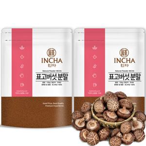 [인차](실속 리필용)표고버섯 분말 가루 300g (150gX2팩)
