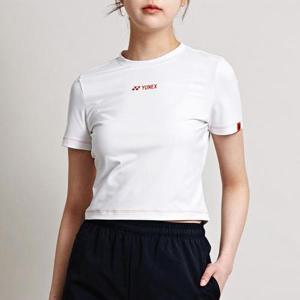 요넥스 여성 반팔 크롭 티셔츠 245TS014F