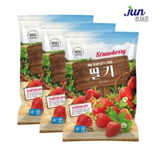 [호재준] 냉동 딸기 1kg x 3팩