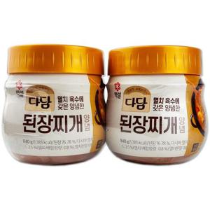 [해핑] 코스트코 CJ 다담 된장찌개 양념 1680g(840g x 2개)