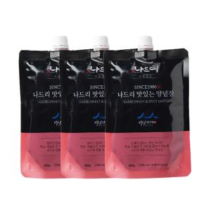 [백년가게] 3대째 쫄면맛집 _ 나드리 맛있는 양념장  400g X 3개