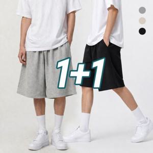 [와이드핏/버뮤다] 여름 쿨링 밴딩팬츠 1+1