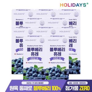 홀리데이즈 블루베리 퓨레100% 14포 10박스 (총 140포)
