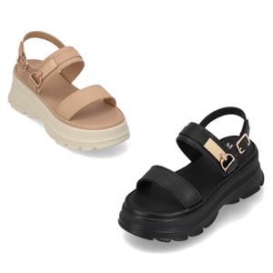 [정상가 169,000원] 엘칸토 여성 링크 장식 플랫폼 샌들 6cm LCWW50M626