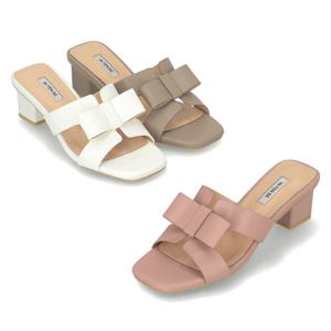 [정상가 159,000원] 엘칸토 여성 리본 뮬 4.5cm LCWW11I326