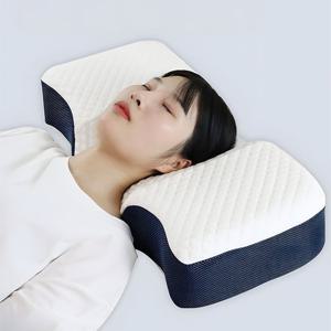 푹신 경추베개 메모리슬립 쿨링 쾌적숙면 고밀도 메모리폼베개 네이비 S100