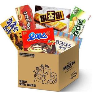 [JHQSTL5G_52EF]스낵24 쓱싹 10종 과자세트10p