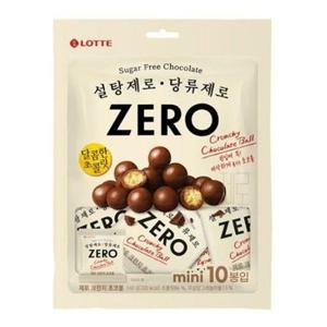 [롯데제과]롯데 제로 크런치 초코볼 140g x 10개_20890434_587931