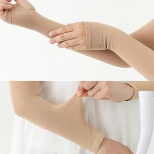 [기타브랜드]여성 여름토시 쿨 자외선차단 기능성 손목 손등 팔 토시 살색 흰색 3장 선물