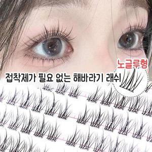르아르 노글루 자연스러운 아이돌 볼륨 인조 속눈썹 세트
