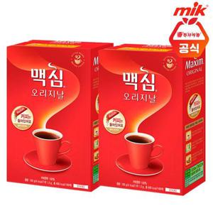 맥심 오리지날 커피만 100T x 2개_