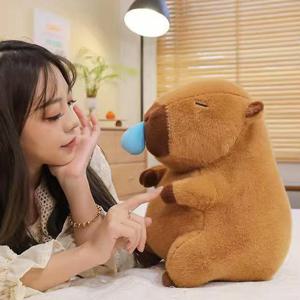 초대형 콧물 카피바라 귀여운 거북이 큰인형 50cm