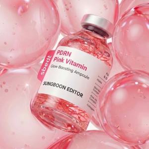 [성분에디터] PDRN 핑크비타민 글로우 부스팅 앰플 40ml