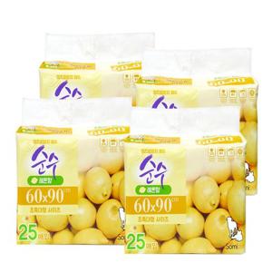 초특대형 60x90cm 논슬립 애견패드 순수 25매 4팩