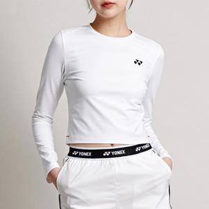 요넥스 245TL003F 여성 크롭 긴팔 티셔츠