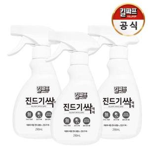 [한국디비케이] 킬파프 진드기싹 액제 290ml 3개 무색소/무향료/진드기 살충제