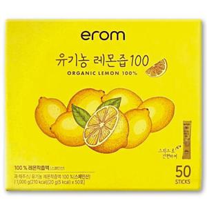 [해핑] 코스트코 이롬 유기농 레몬즙 100 1000g(20g x 50포) 스페인산 스틱형