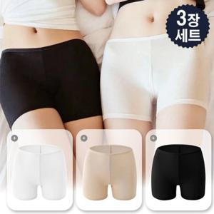 [몽벨리즈]3장세트/쫀쫀베이직3부속바지팬츠/교복이너팬츠 mde2302786_3set