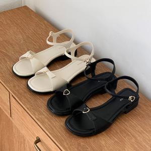 [정상가 159,000원] 엘칸토 여성 메리제인 플랫 샌들 2cm LCWW88I426