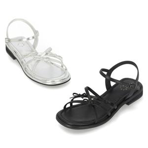 [정상가 159,000원] 엘칸토 여성 트렌디 리본 플랫 샌들 2cm LCWW61I526