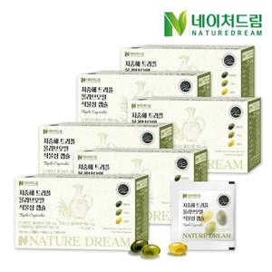 네이처드림 지중해 트리플 올리브오일 식물성캡슐(500mgx3캡슐) 14포 6박스/엑스트라버진 유기농