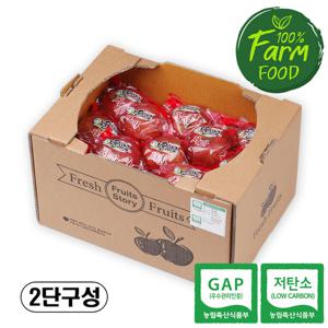[이슬마루] GAP 저탄소 세척사과 부사 5kg(26~32과)2단구성