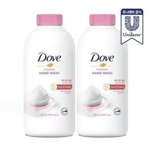 [도브]포딩 핸드워시 피치 리필 430ml 2개
