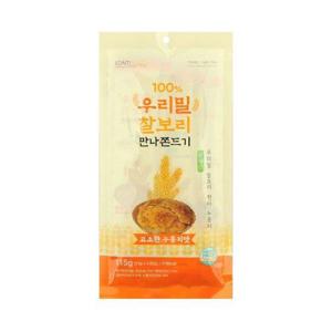 갤러리아_이담푸드 국산 우리밀 찰보리 만나쫀드기 누룽지맛 23g x 20개