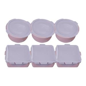 유펍 한상 뚝딱 스팀락 전자레인지 용기 1000ml 3종 + 1400ml 3종