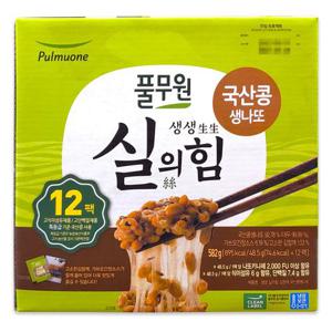 [해핑]  코스트코 풀무원 생생 실의힘 국산콩 생나또 582g(48.5g x 12팩)