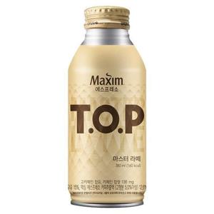 [동서식품] 티오피 마스터라떼 380ml x 24캔 캔커피 음료수