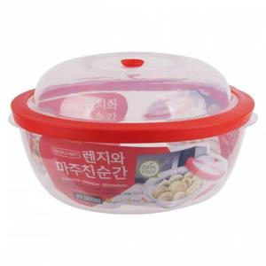 대용량 찜통 원형 렌지용 용기 3800ml WFHJYYX