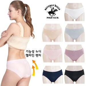 비버리힐즈폴로클럽 여성 미디 노라인 햄라인 팬티 7종 택1
