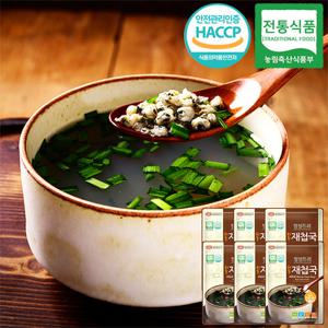 [정성드리] 경남 하동 재첩국 500gx6팩