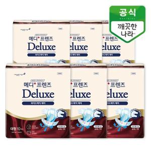메디프렌즈 디럭스 와이드매직 에어 대형 10매 6팩
